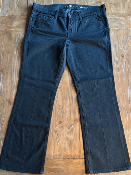 7 For All Mankind Denim - 7 For All Mankind Bootcut Jeans Women Black Size 32